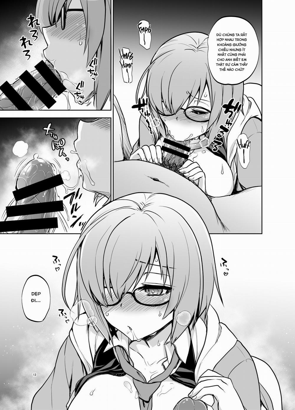 Senpai ga Rayshift Chuu Dake Kankei o Sematte Kuru Seiyoku Ousei na Chaldea Shokuin Oji-san to Mash (Fate/Grand Order) Oneshot trang 9