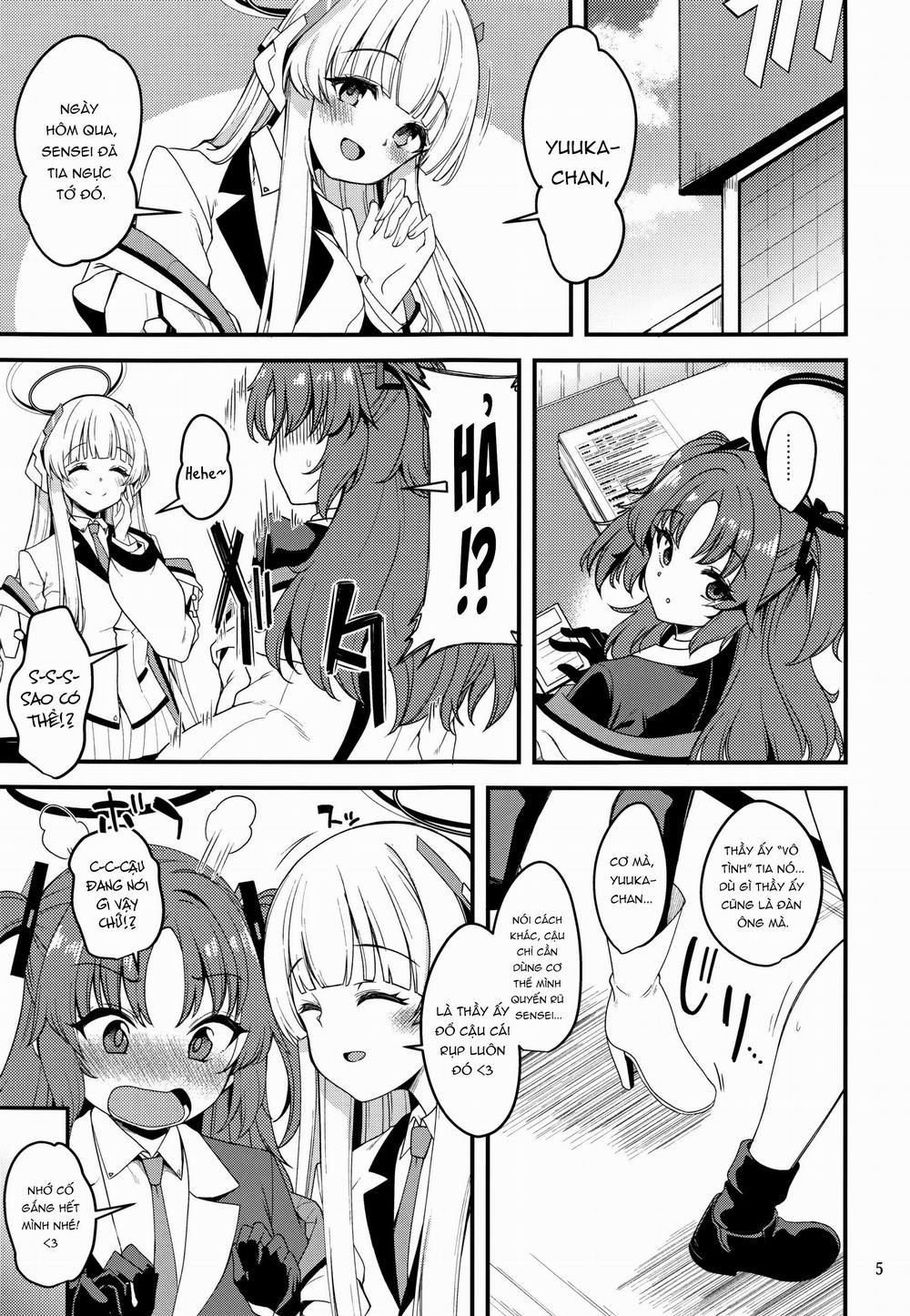 Sensei! Đừng nói chuyện này cho yuuka biết nhé! Oneshot nứng trang 3