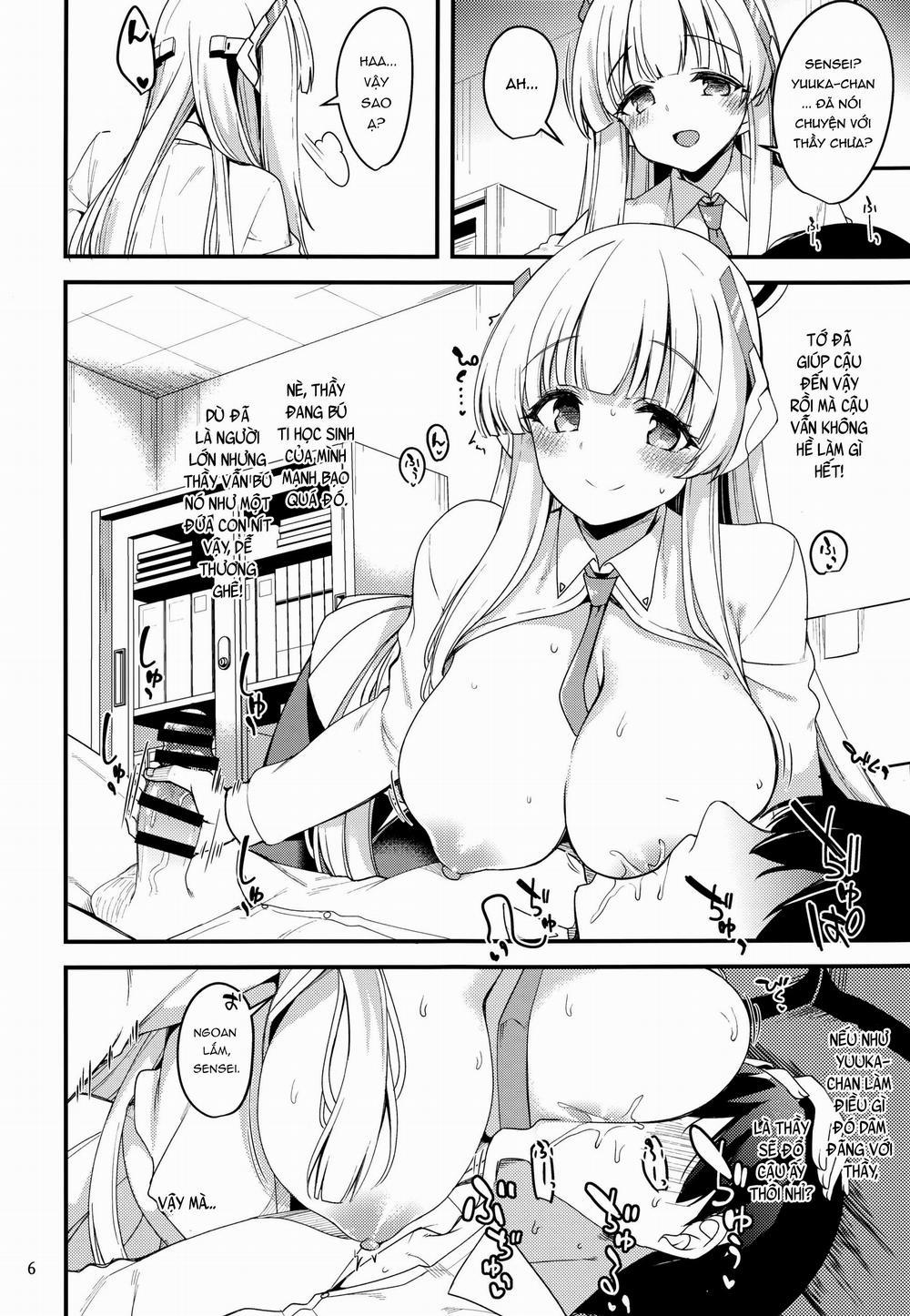 Sensei! Đừng nói chuyện này cho yuuka biết nhé! Oneshot nứng trang 4