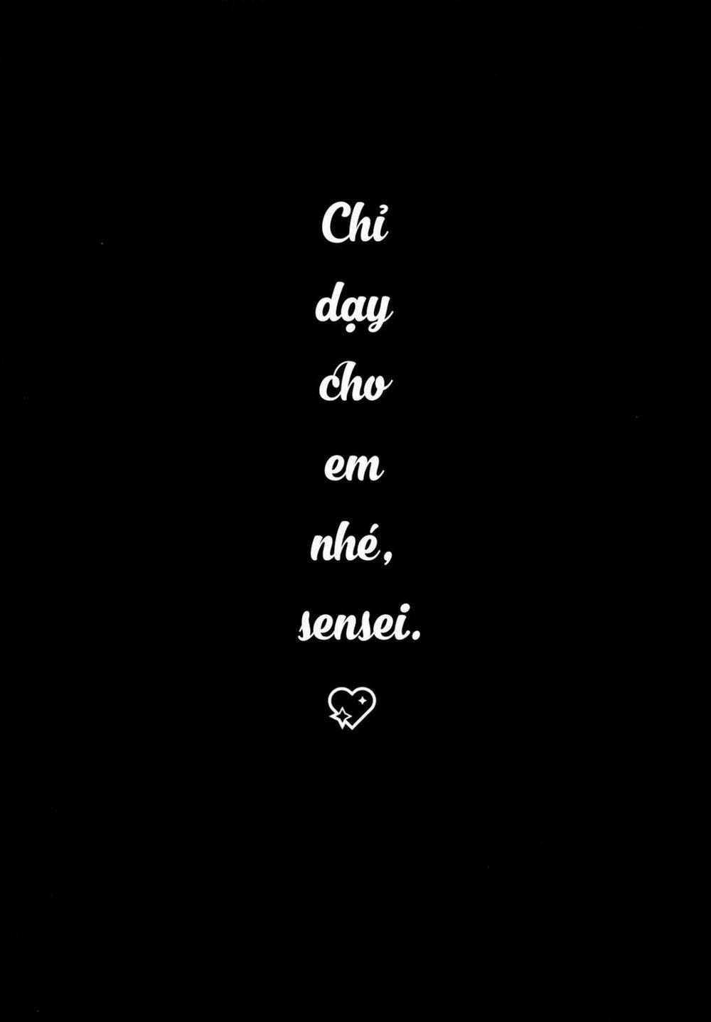 Sensei, hãy chỉ dạy cho em Oneshot trang 3