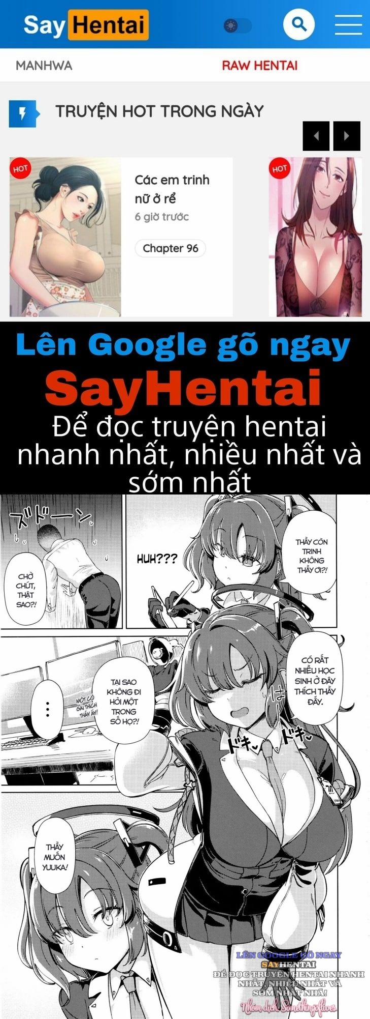 Sensei no Doutei Chinpo to Aishou Yosugite Sex ni Dohamari suru Hayase Yuuka Oneshot trang 0