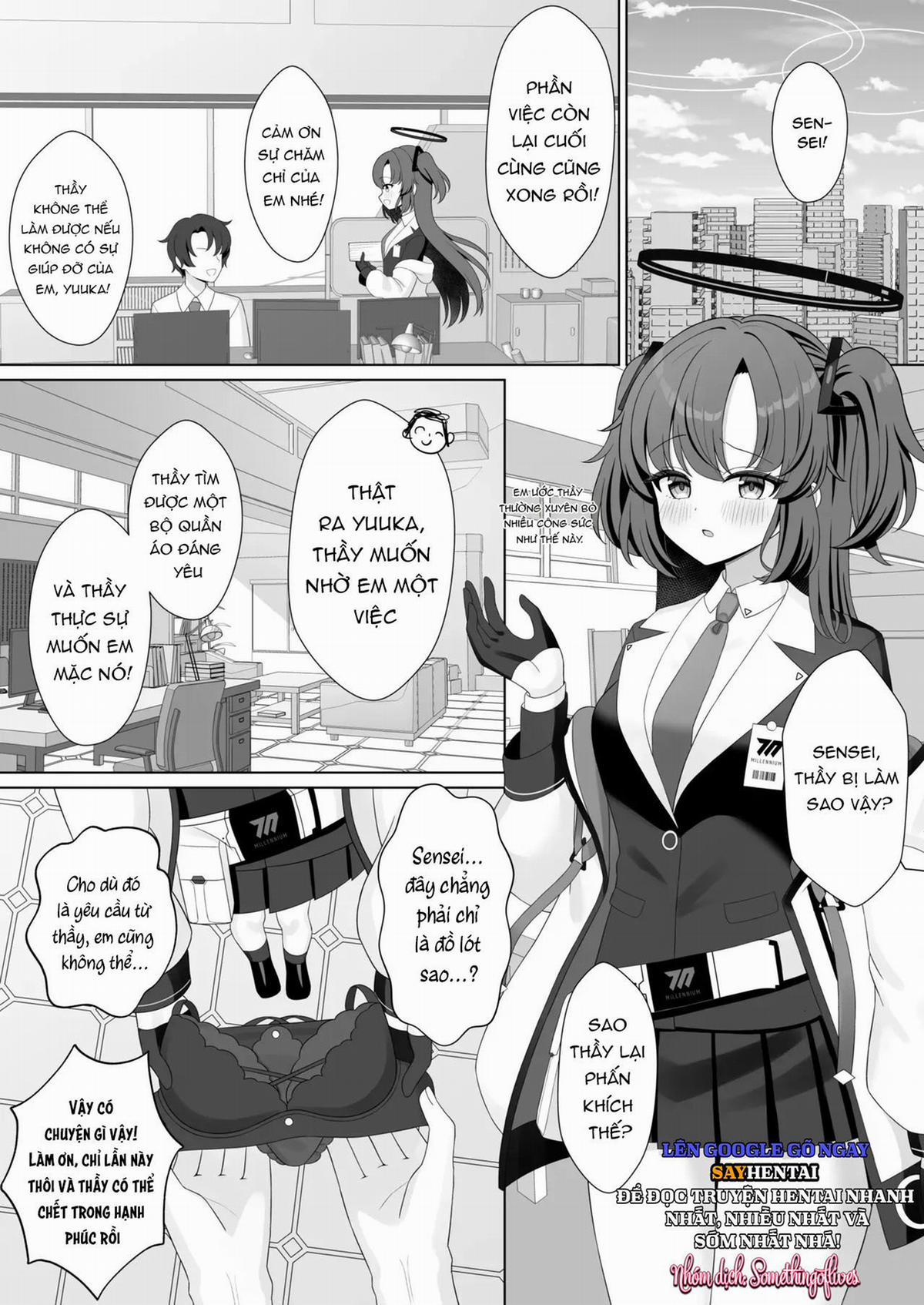 Sensei! Sao lại có cái đồ lót trông mờ ám thế này! 1 trang 3