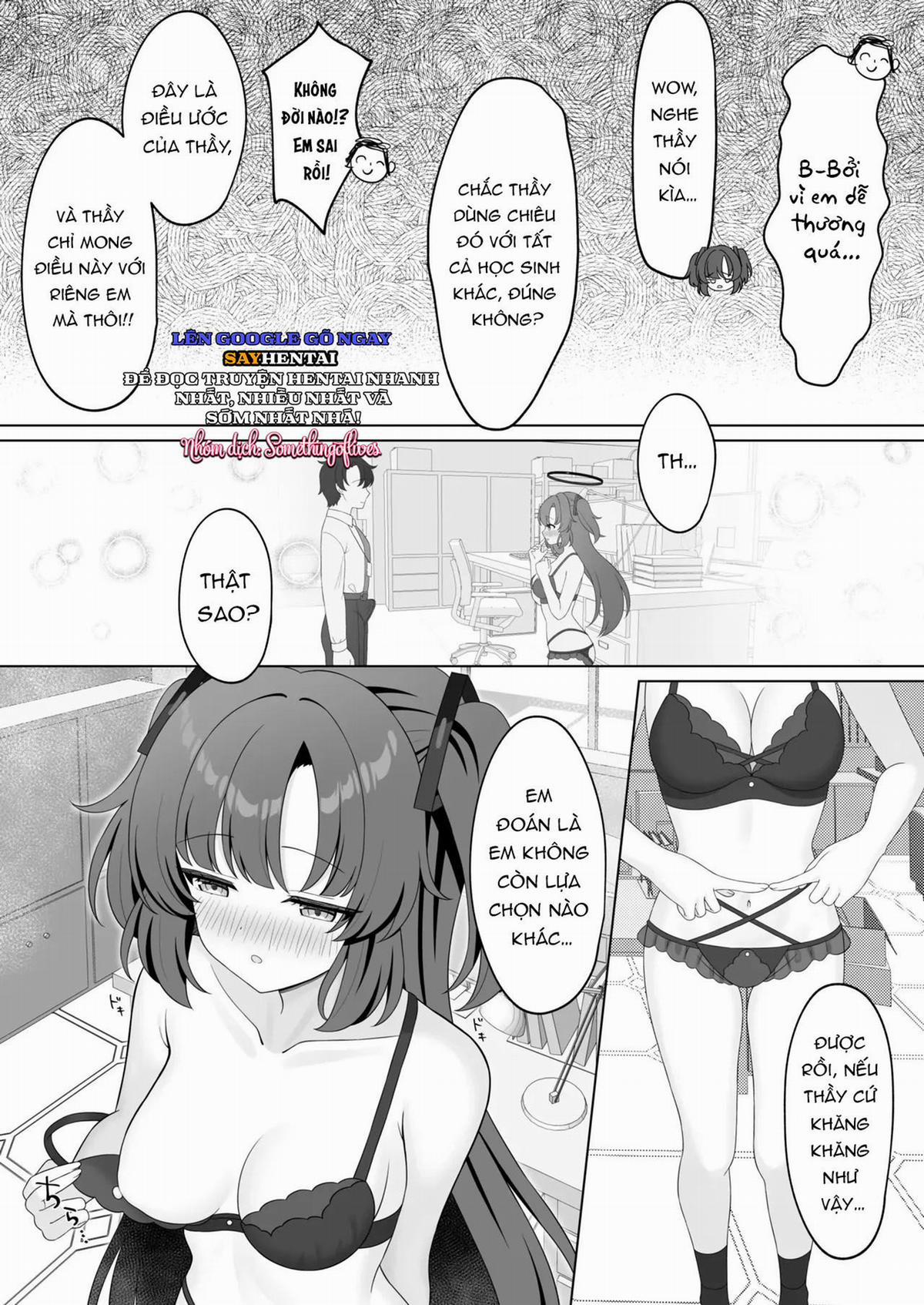 Sensei! Sao lại có cái đồ lót trông mờ ám thế này! 1 trang 6