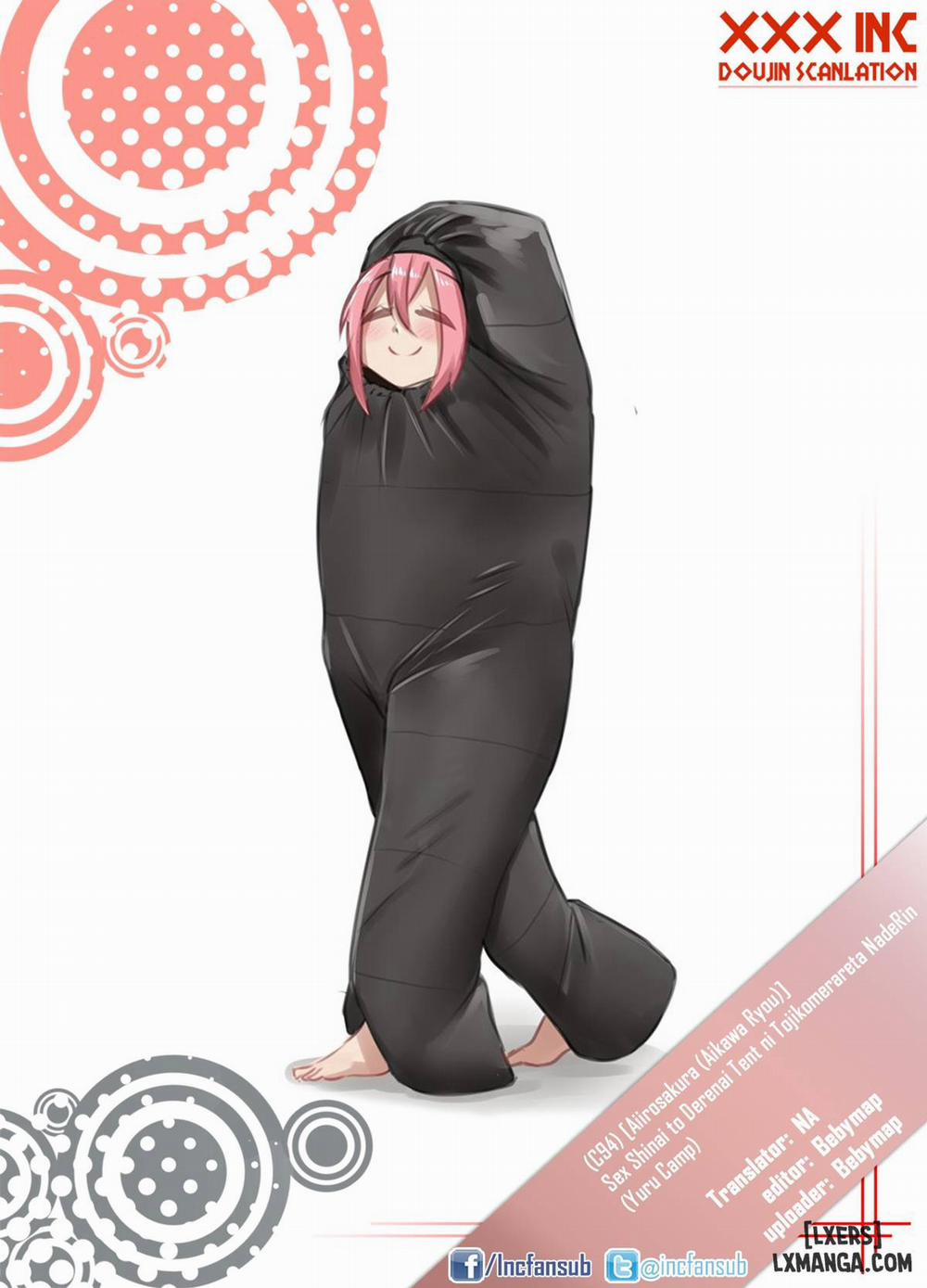 Sex Shinai to Derenai Tent ni Tojikomerareta NadeRin Oneshot trang 25