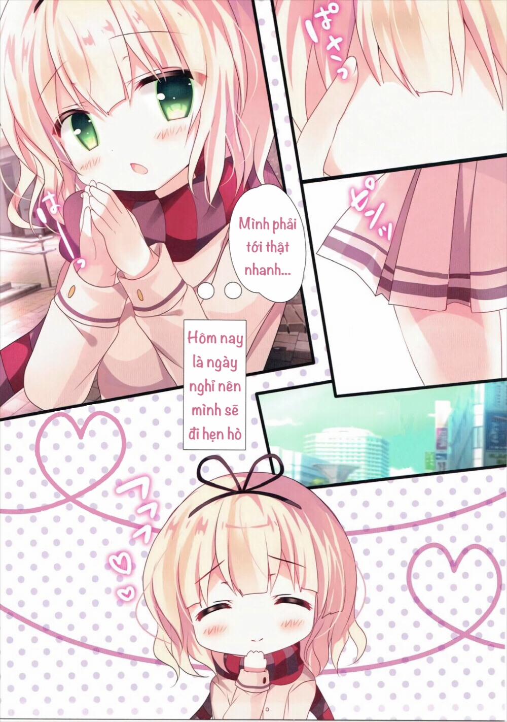 Sharo-Chan To Koibito Gokko (Gochuumon wa Usagi desu ka?) Oneshot trang 2