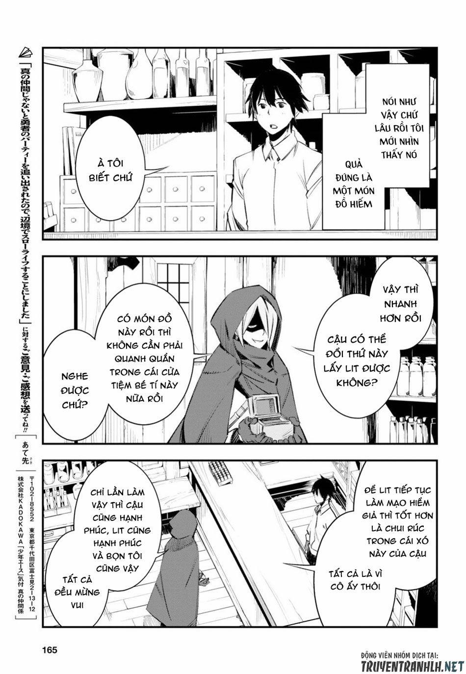 Shin No Nakama Janai To Yuusha No Party Wo Oidasareta No De, Henkyou De Slow Life Suru Koto Ni Shima 11 trang 12