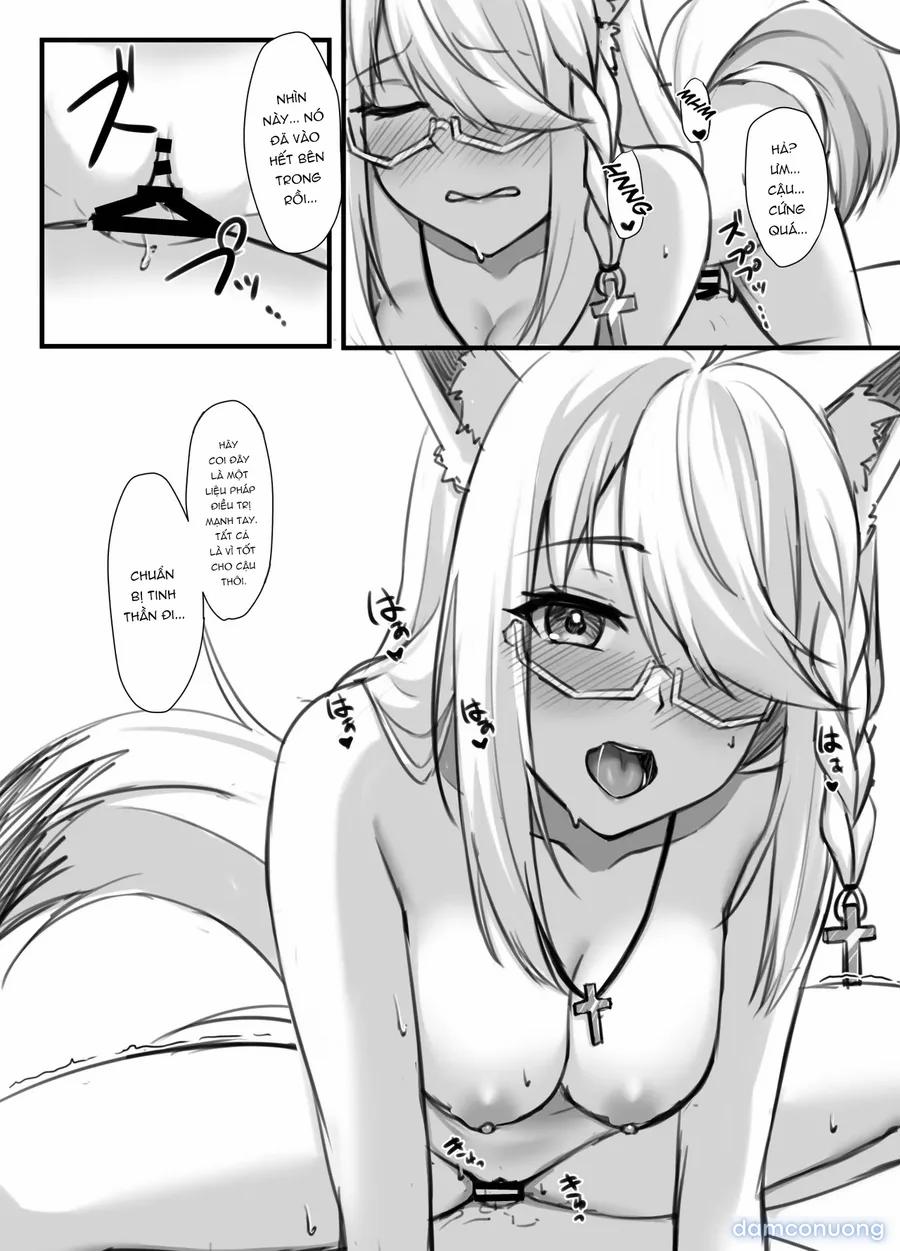 Shinpu Fbk-Chan To Ecchi Suru Manga | Secret Affairs With A Priest (Shirakami Fubuki) OneShot trang 10