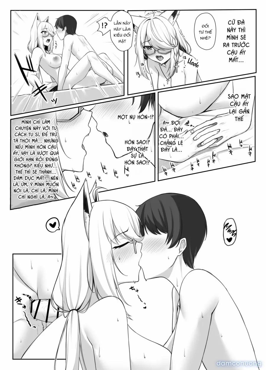 Shinpu Fbk-Chan To Ecchi Suru Manga | Secret Affairs With A Priest (Shirakami Fubuki) OneShot trang 17