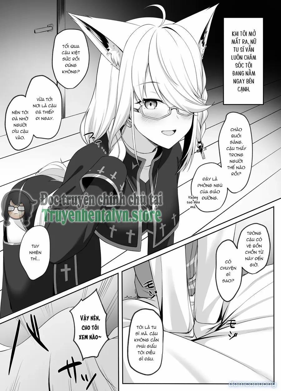 Shinpu Fbk-Chan To Ecchi Suru Manga | Secret Affairs With A Priest (Shirakami Fubuki) OneShot trang 3