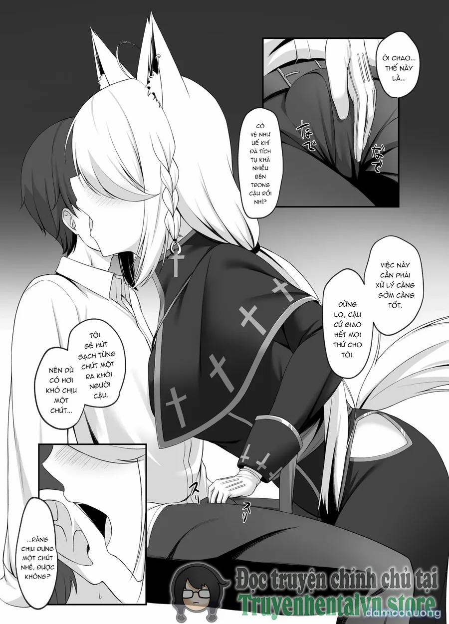 Shinpu Fbk-Chan To Ecchi Suru Manga | Secret Affairs With A Priest (Shirakami Fubuki) OneShot trang 4