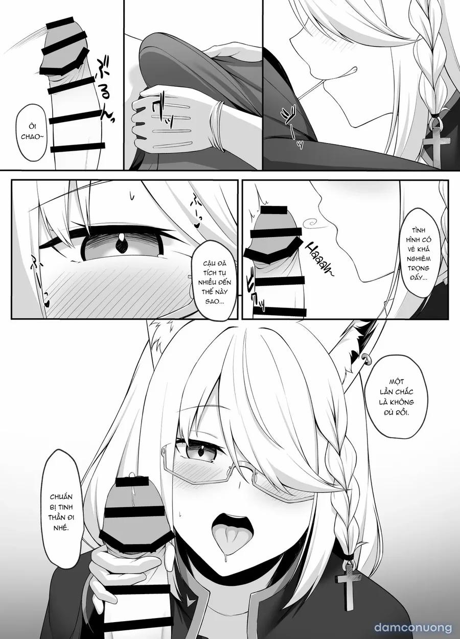 Shinpu Fbk-Chan To Ecchi Suru Manga | Secret Affairs With A Priest (Shirakami Fubuki) OneShot trang 5