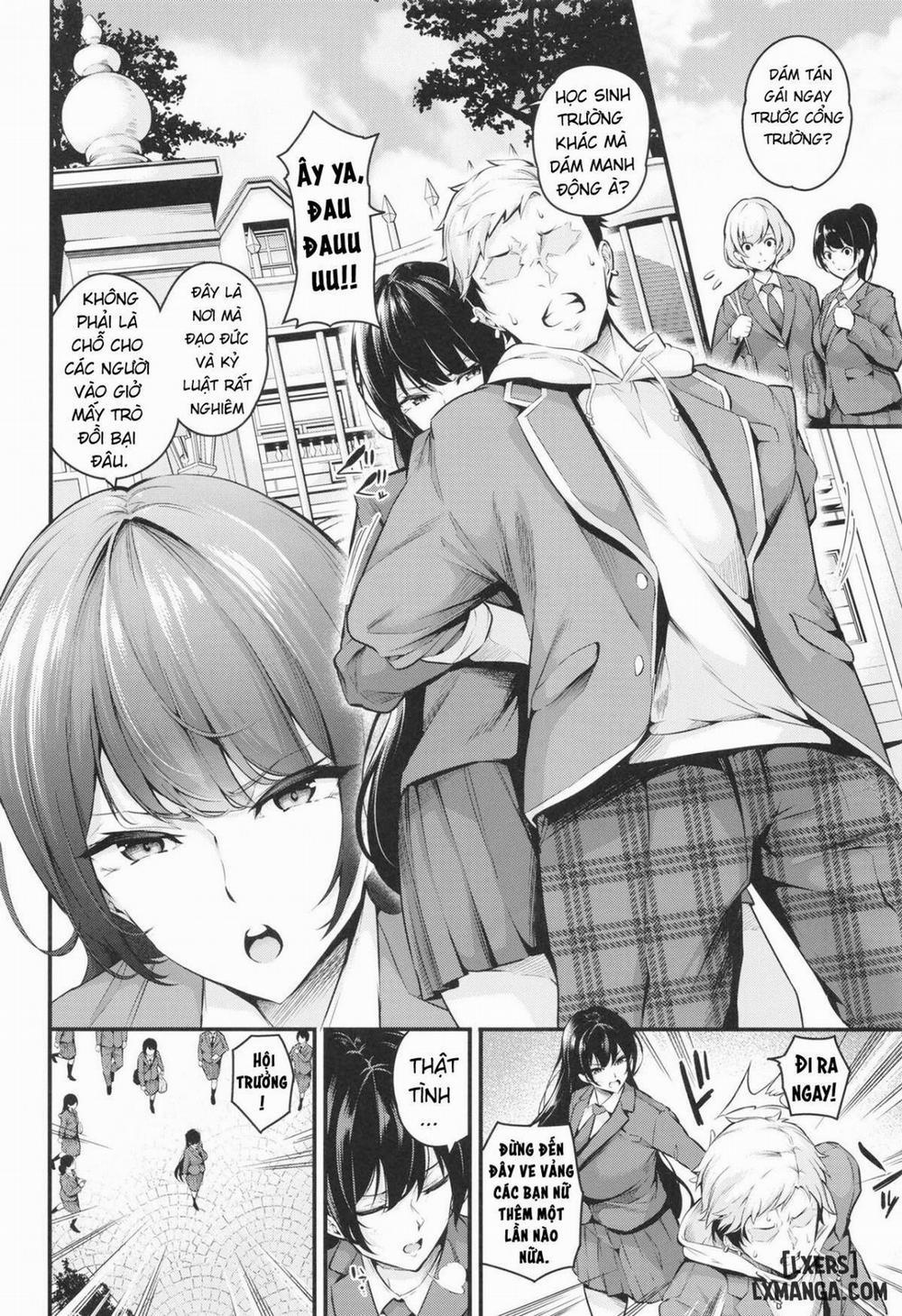 Shiramine Gakuen no Mesubuta Kaichou Oneshot trang 4