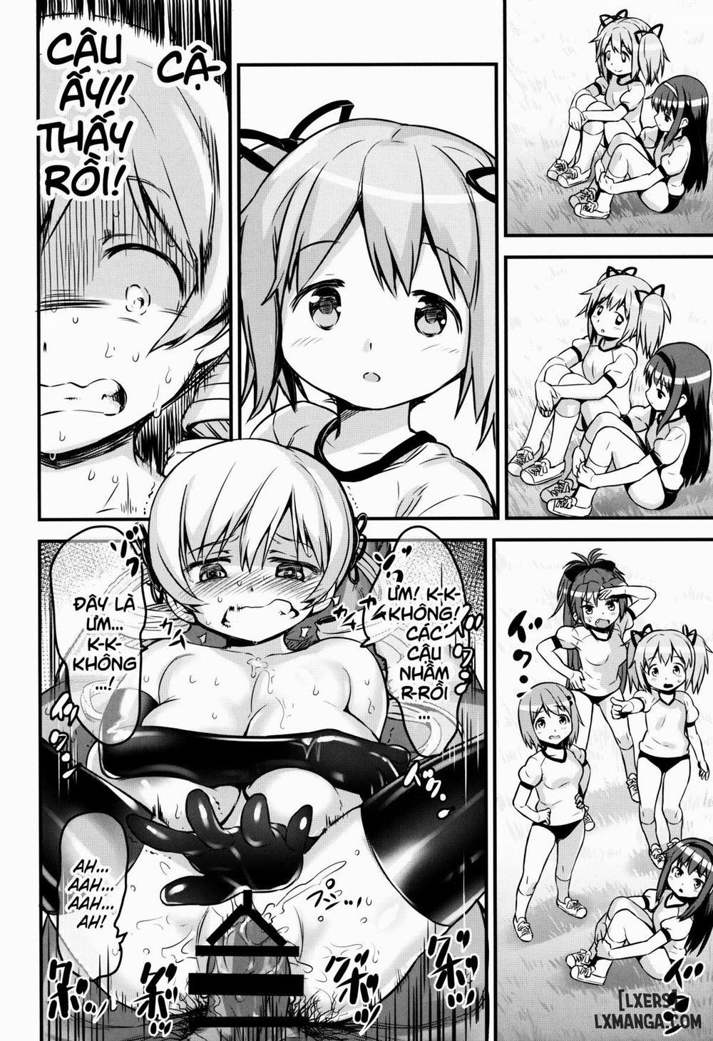 Shiritsu Mitakihara Chuugaku 3-nensei Tomoe Mami Hentai AV Debut Oneshot trang 32