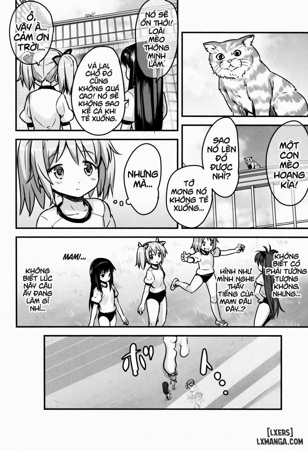 Shiritsu Mitakihara Chuugaku 3-nensei Tomoe Mami Hentai AV Debut Oneshot trang 34