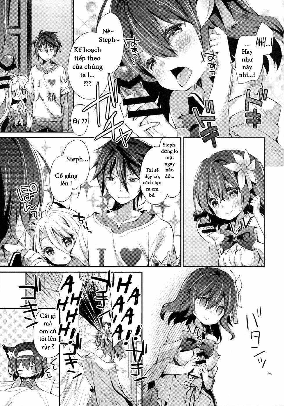 "Shiro... Kyou Kara Kodomo Onaho Ni, Naru" (No Game No Life) Oneshot trang 23