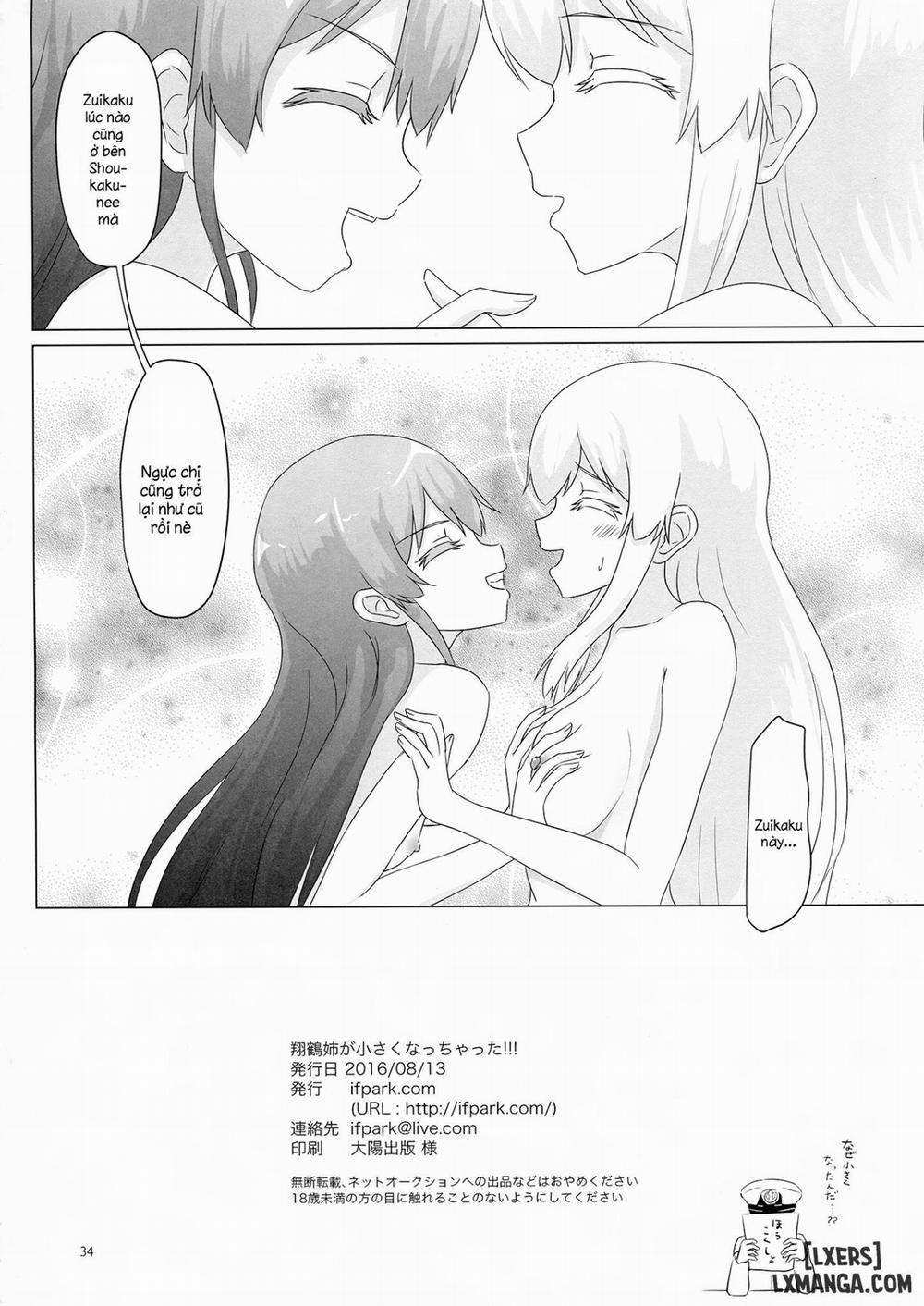 Shoukaku-nee ga Chiisaku Nacchatta Oneshot trang 33