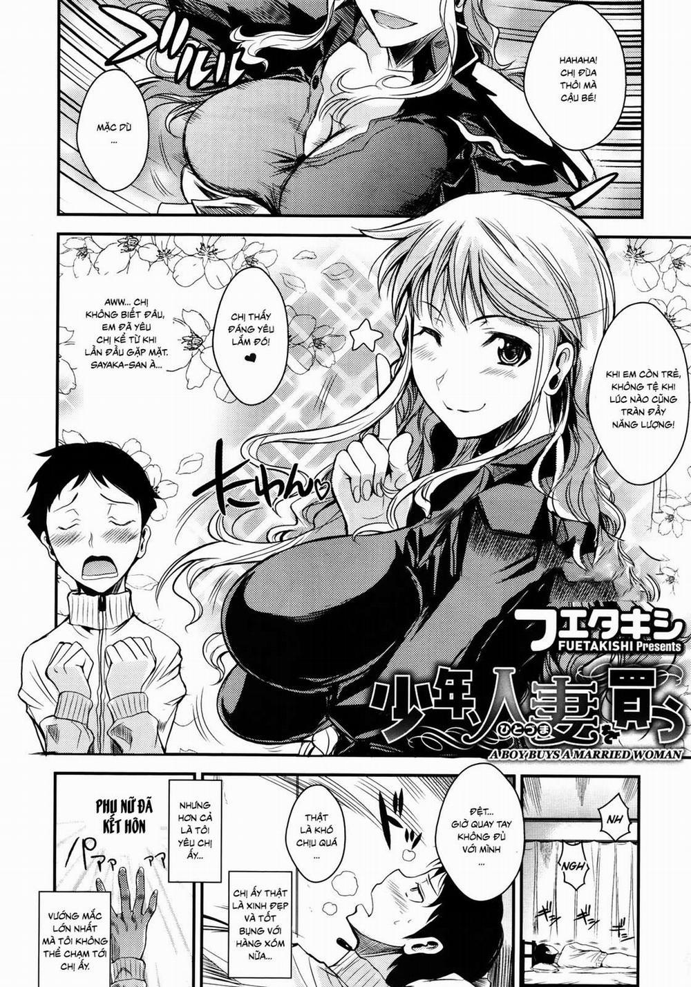 Shounen, Hitozuma wo Kau Oneshot trang 2
