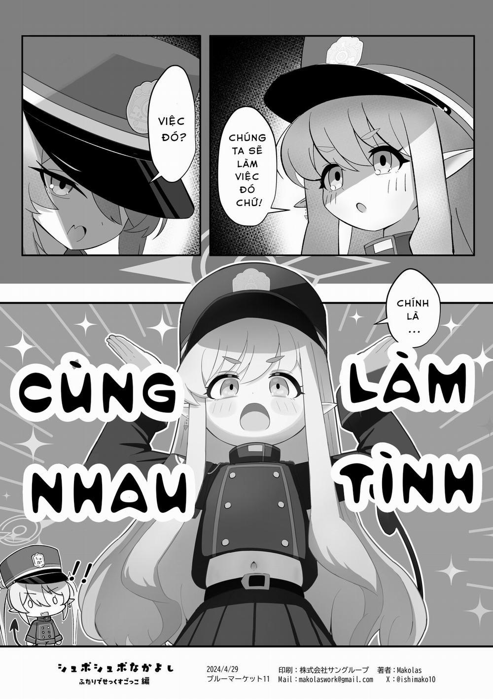 Shuposhupo Nakayoshi Futari de Sex Gokko Hen Oneshot ngọt trang 2