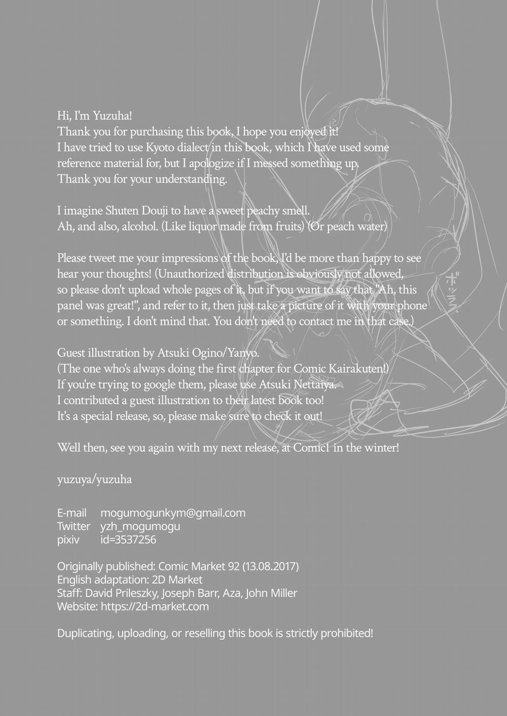 Shuten Douji Sẽ Vắt Kiệt Đến Giọt Sữa Cuối Cùng Của Chủ Nhân Shuten Douji Sẽ Vắt Kiệt Đến Giọt Sữa Cuối Cùng Của Chủ Nhân 0 Oneshot trang 24