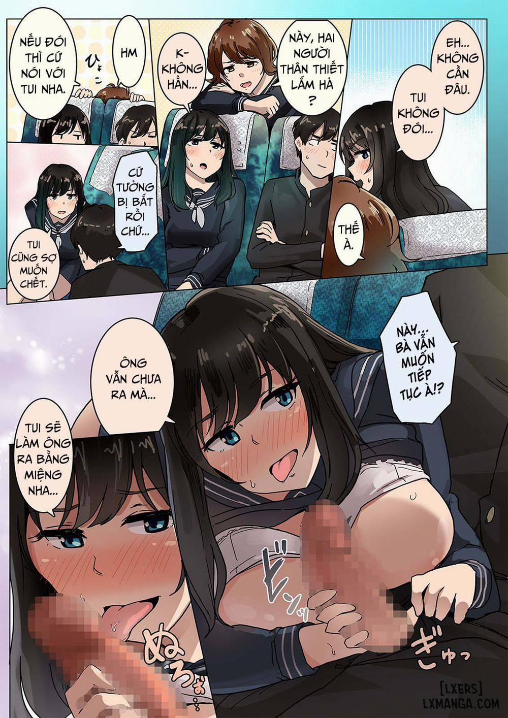 Shuugaku Ryokou no Bus no Naka de Oneshot trang 4