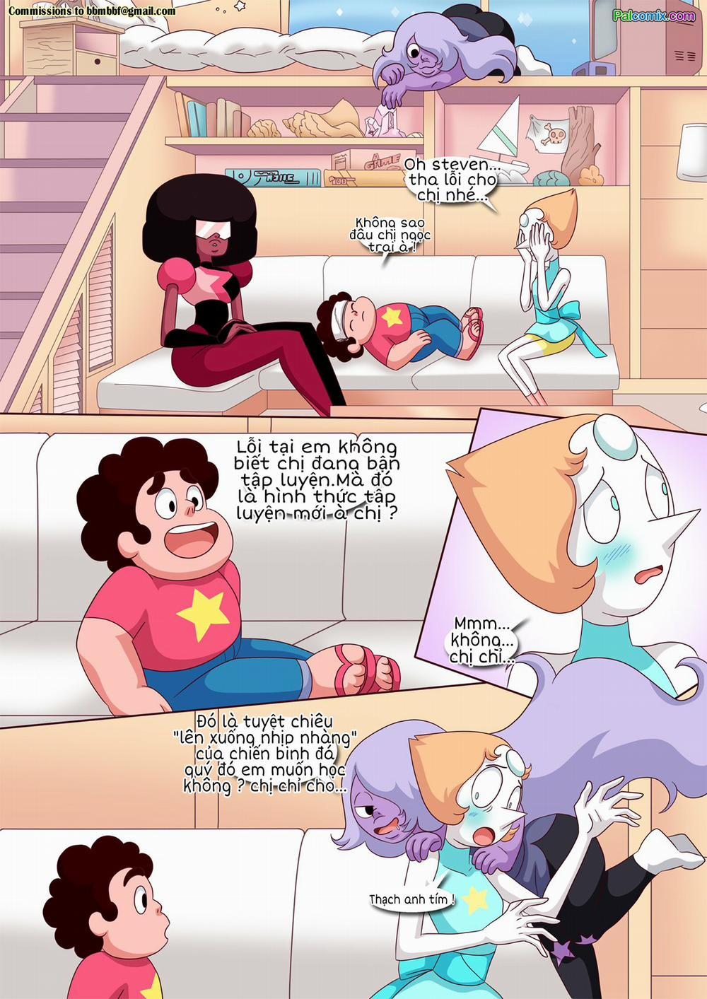Steven universe và những chiến binh đá quý Oneshot trang 7