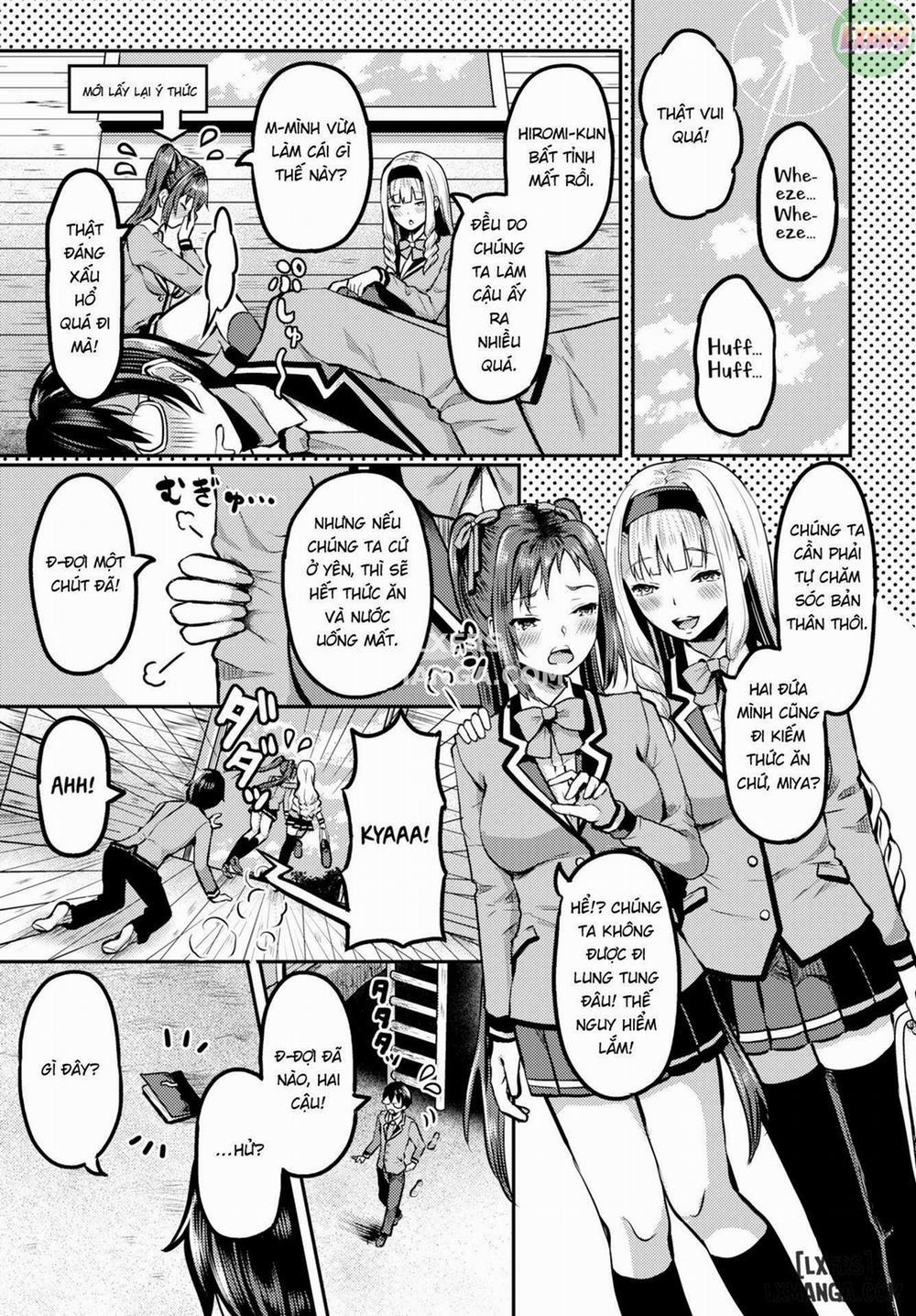 Stranded on a Desert Island Where I Can Creampie All the Girls I Want ~Making My Female Classmates Into My Harem 3 trang 22