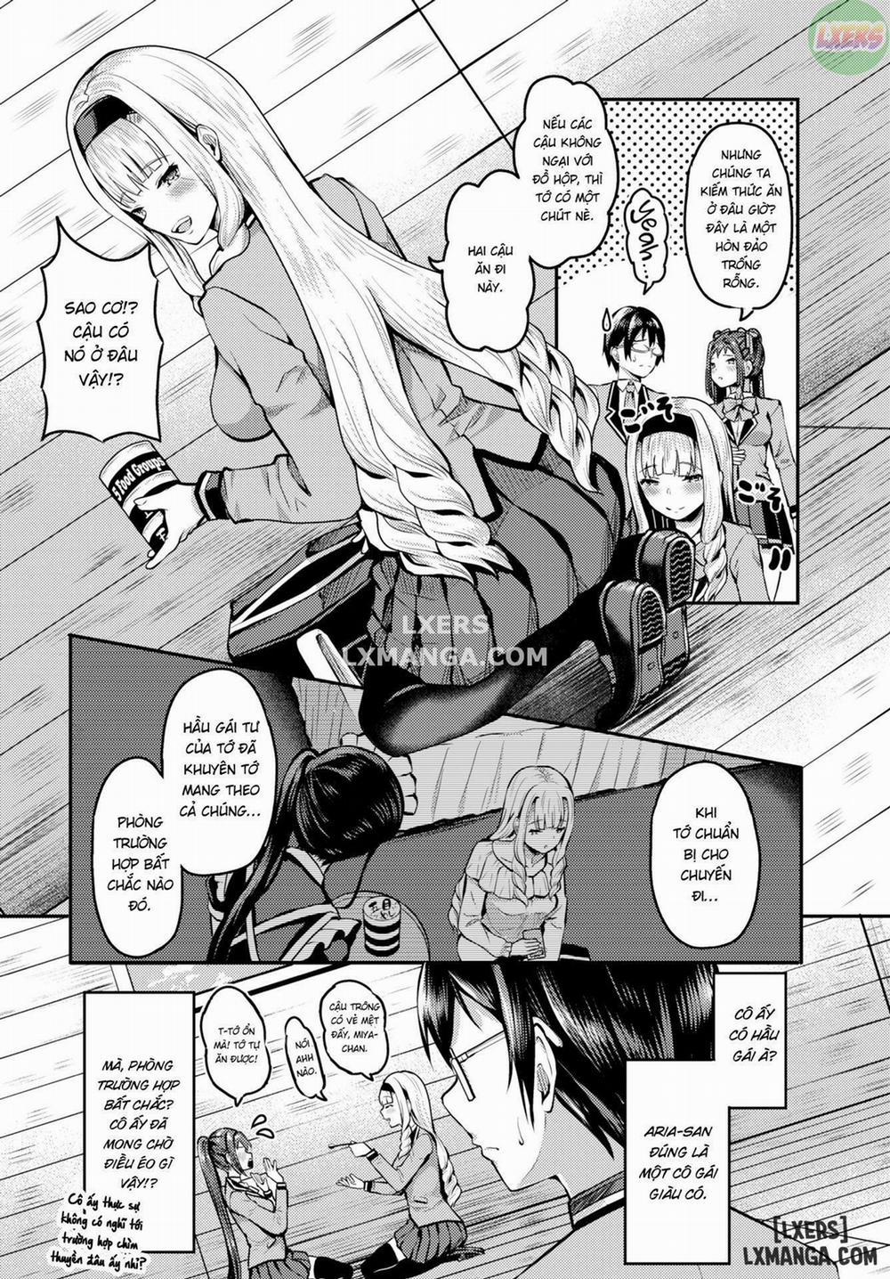 Stranded on a Desert Island Where I Can Creampie All the Girls I Want ~Making My Female Classmates Into My Harem 3 trang 7