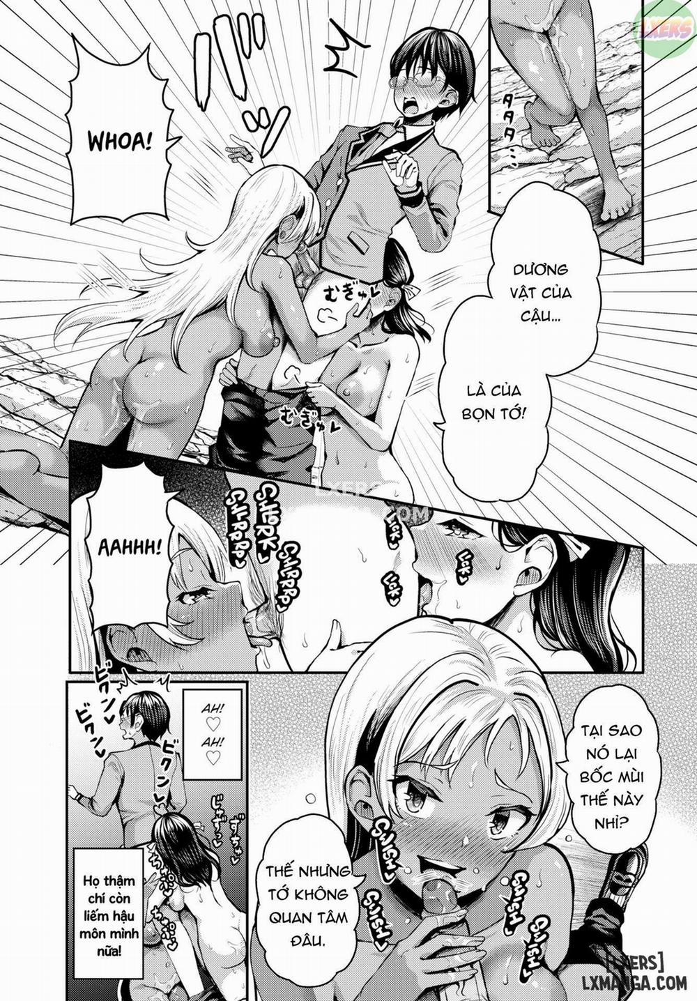 Stranded on a Desert Island Where I Can Creampie All the Girls I Want ~Making My Female Classmates Into My Harem 6 trang 12