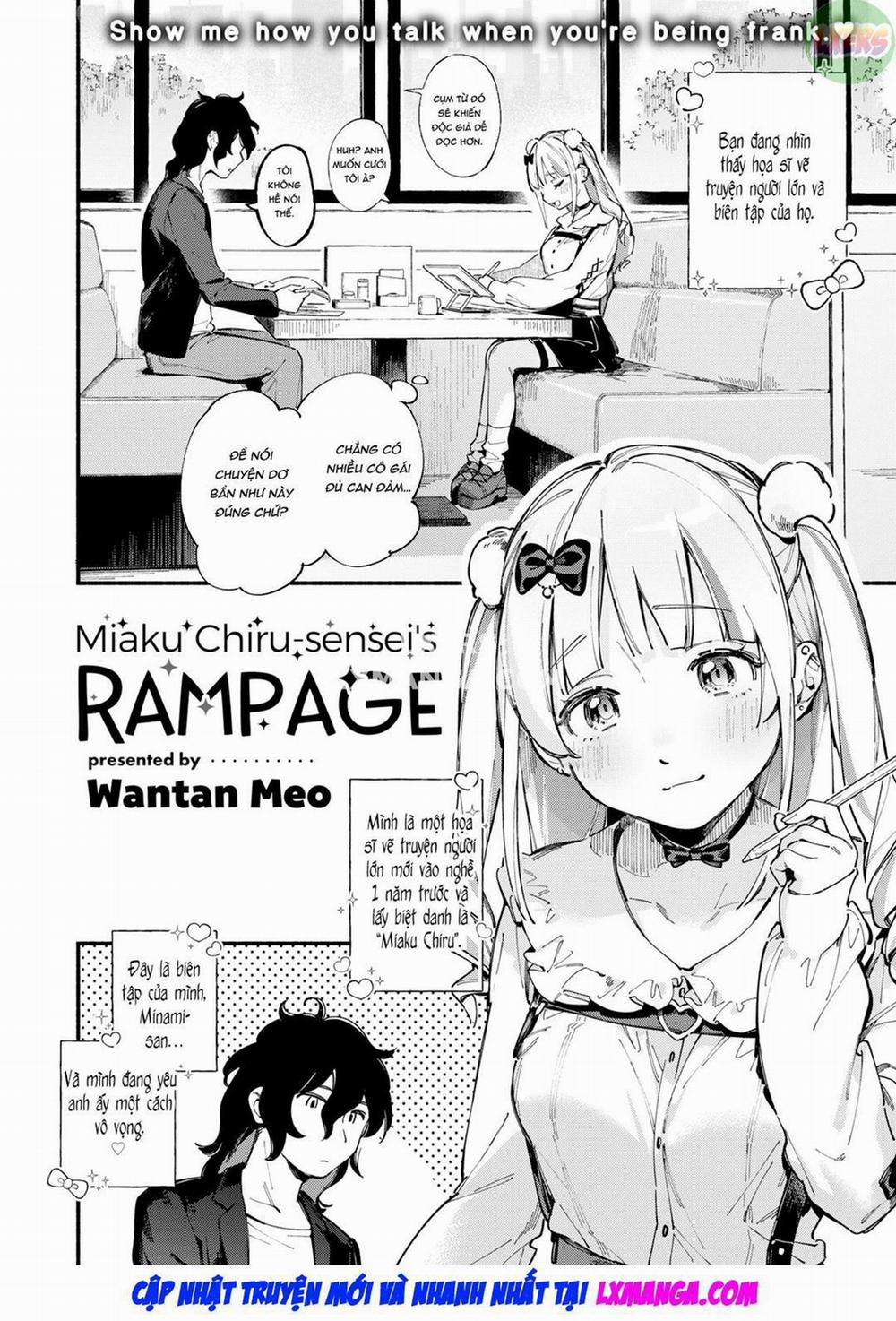 Sự điên cuồng của Miaku Chiru-sensei 1 trang 2