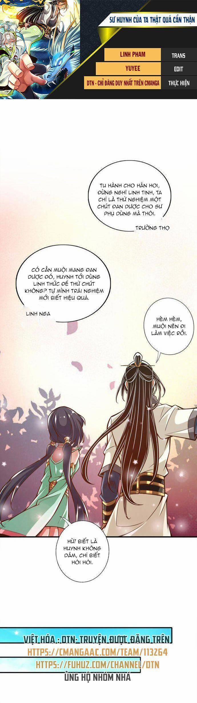 Sư Huynh Của Ta Quá Cẩn Thận Rồi 162 trang 0