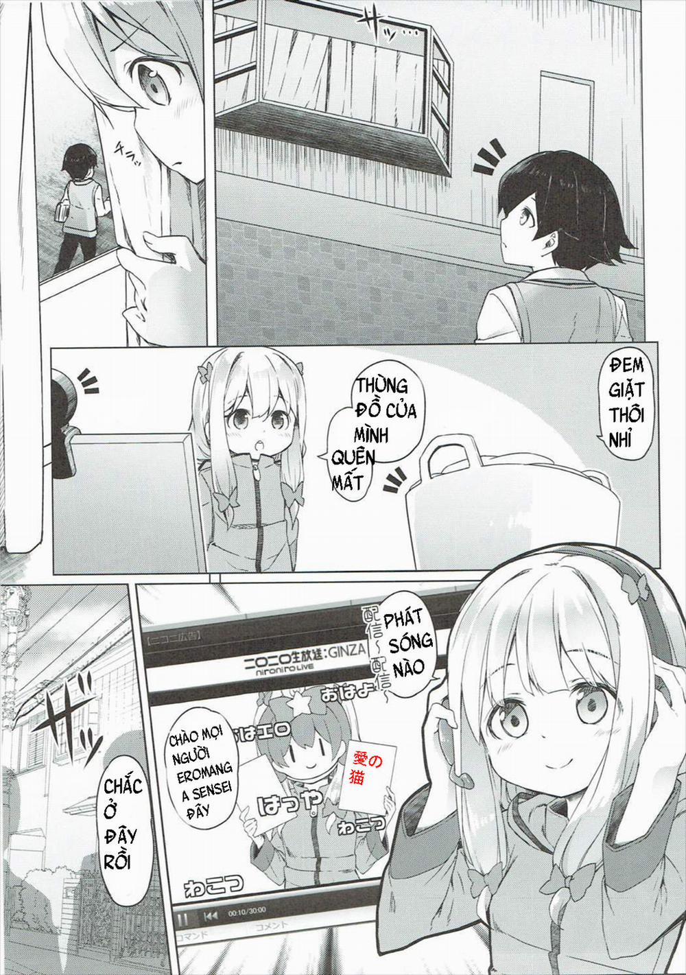 Sự sa ngã của Sagiri (Eromanga Sensei) Oneshot trang 9