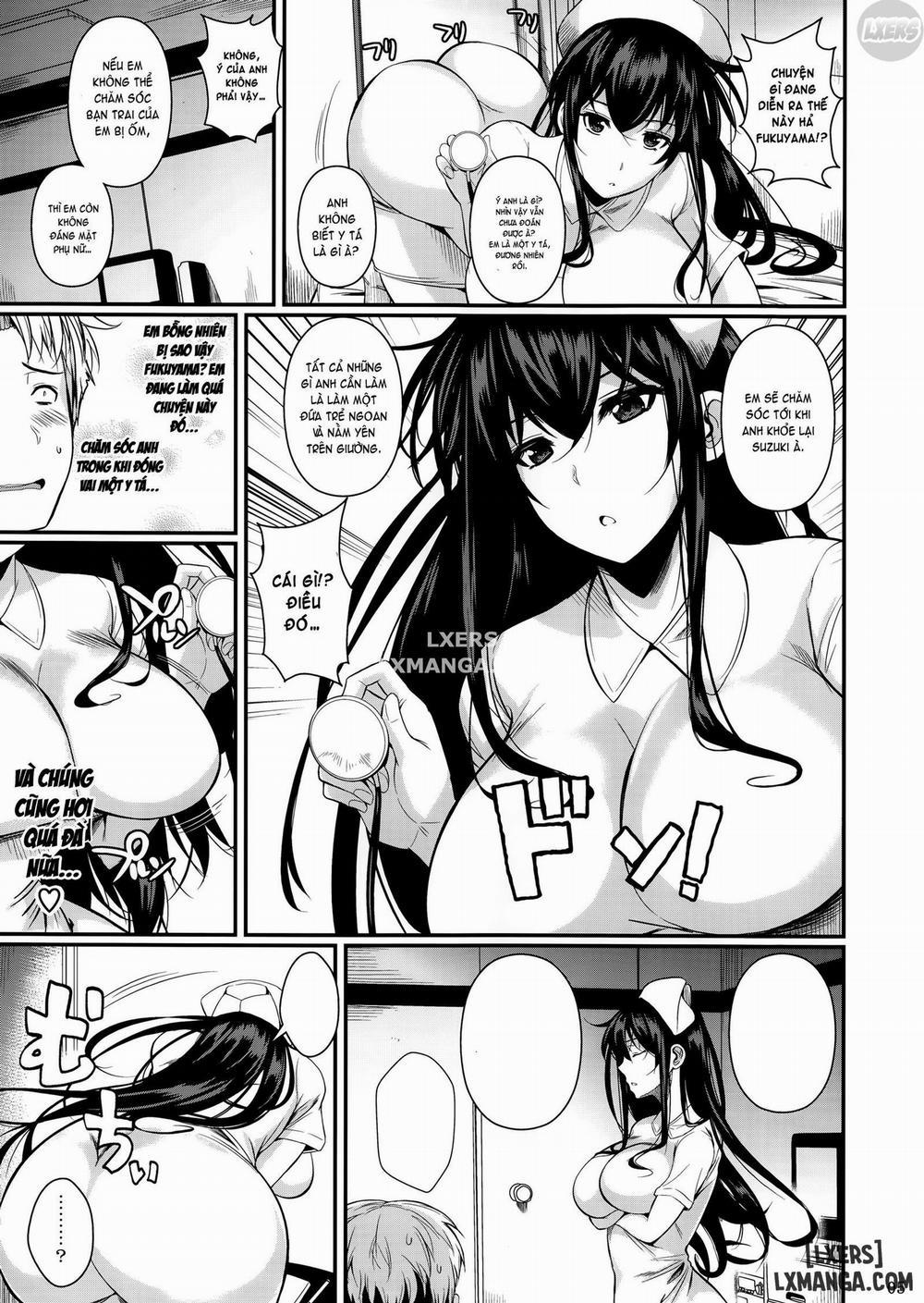 Suzuki-kun Fukuyama-san no Nakadashi Nurse Oneshot trang 6