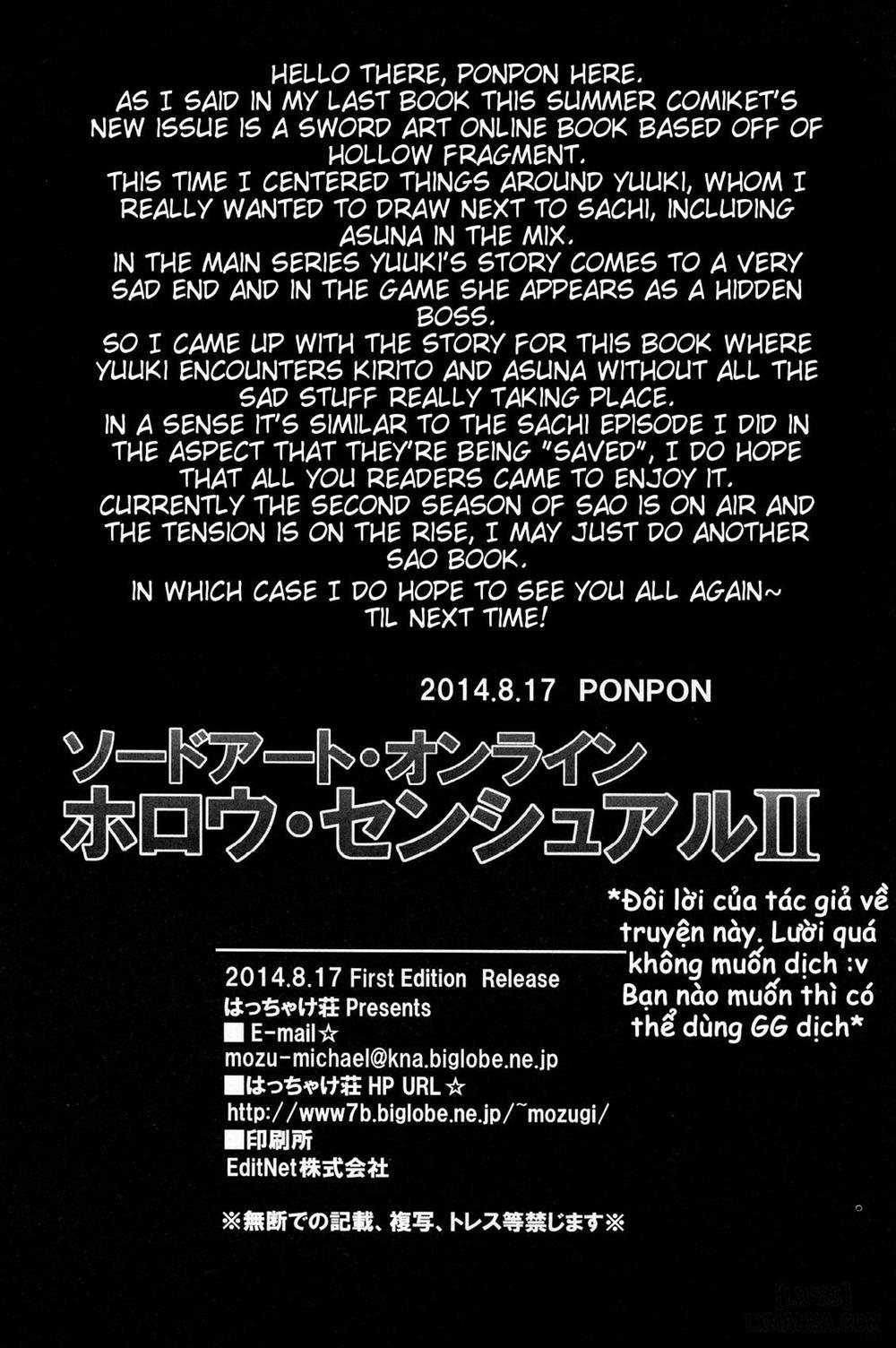 Sword Art Online Hollow Sensual 2 Oneshot trang 20