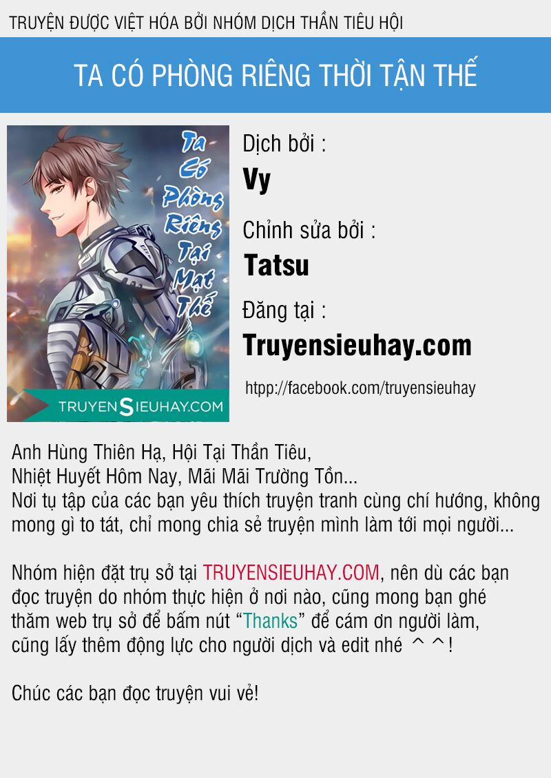 Ta Có Phòng Riêng Thời Tận Thế 12.1 trang 0