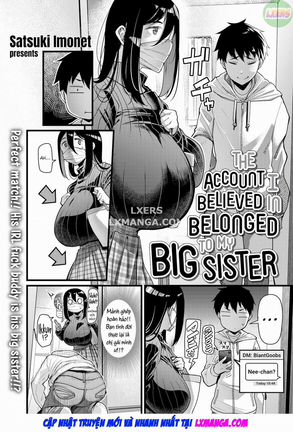 Tài khoản mà tôi tin rằng thuộc về chị gái mình Oneshot trang 2