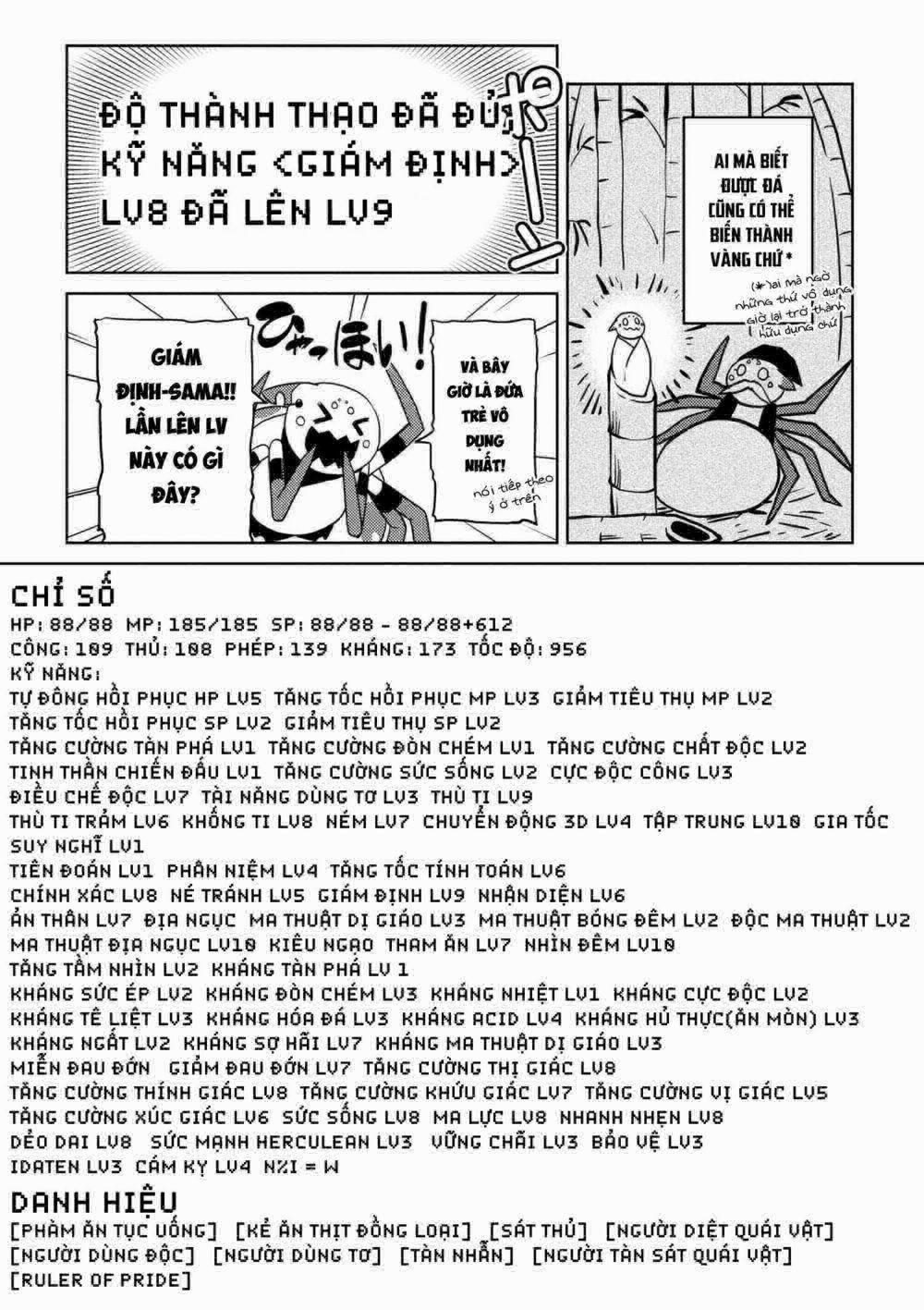 Tái Sinh Thành Nhện 31 trang 9