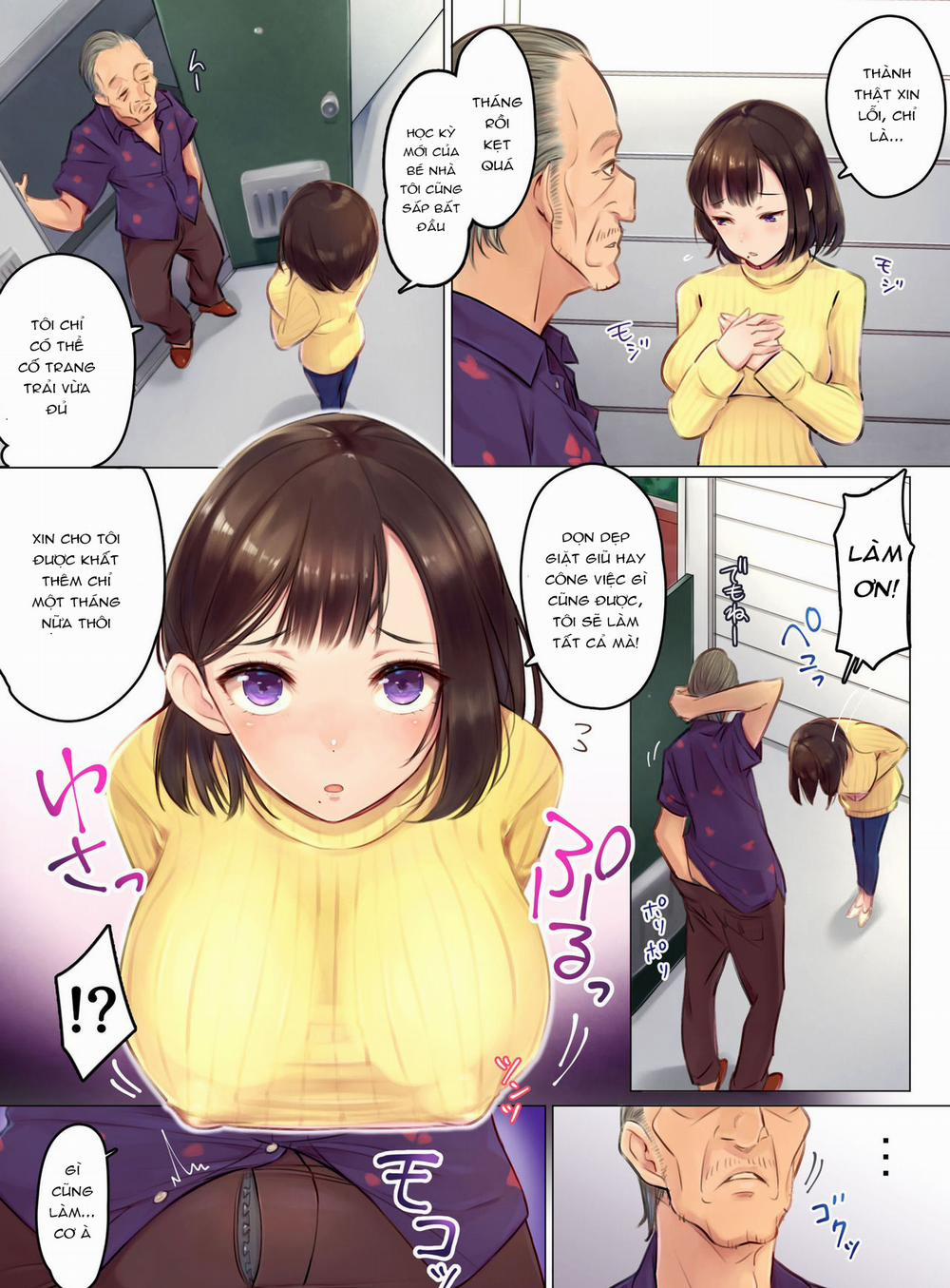 Tainou Yachin wa Karada Barai de ~Kichiku Ooya ni Netorareru Bijin Oyako~ Oneshot trang 4