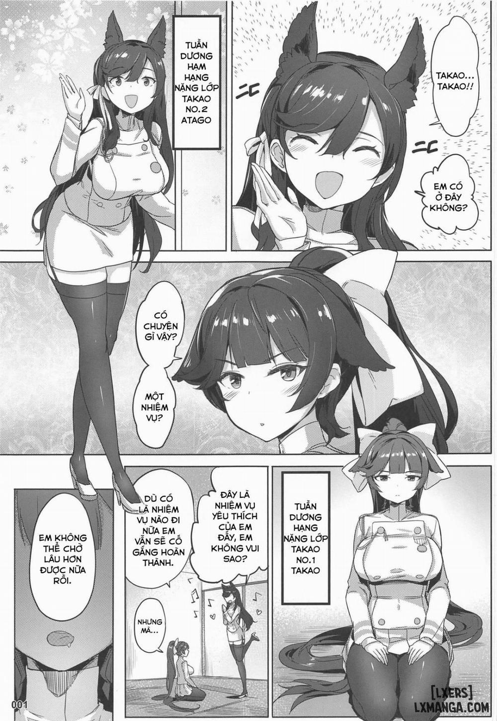 Takao to Atago Senpai no Ijime Ninmu Oneshot trang 2