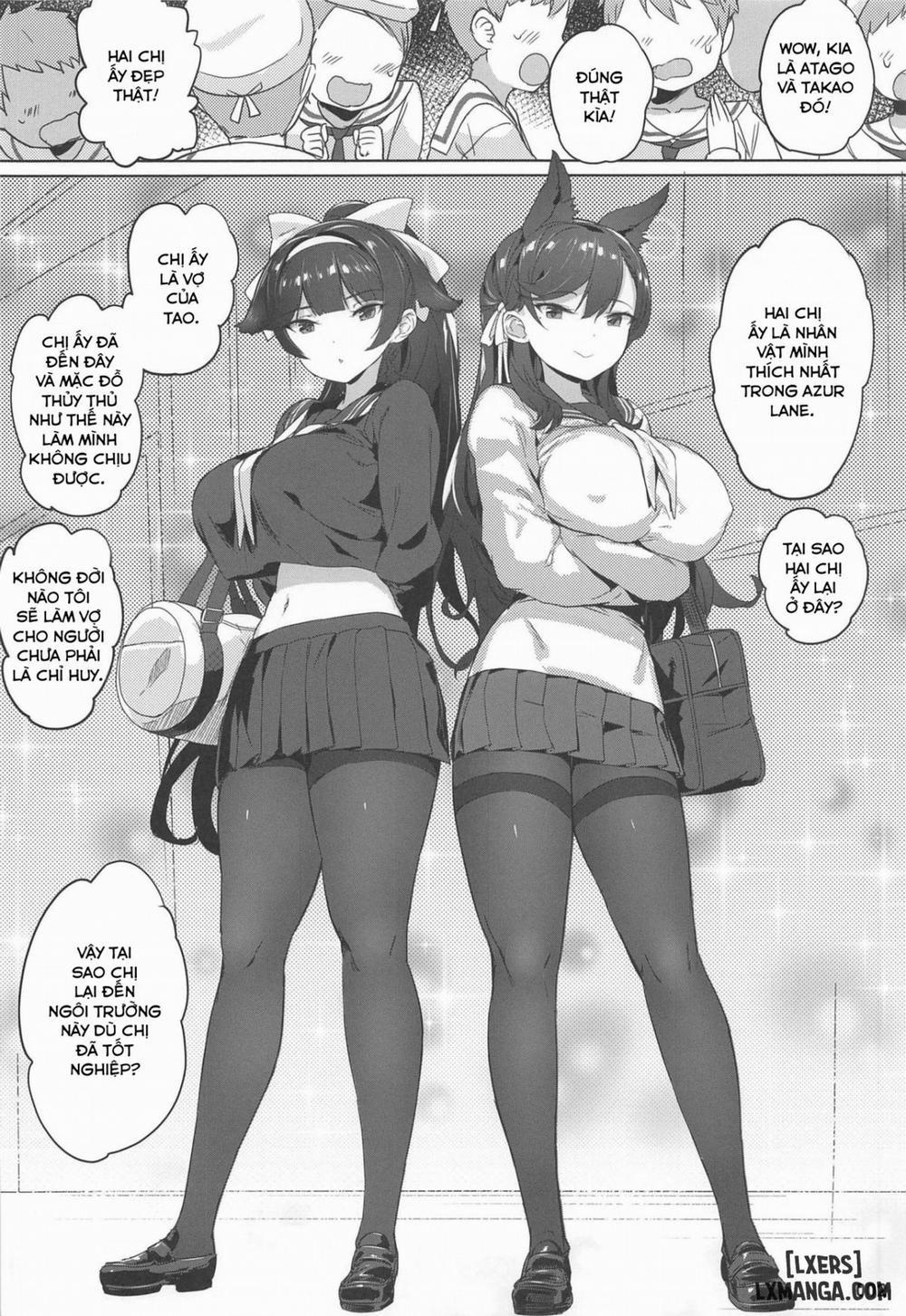 Takao to Atago Senpai no Ijime Ninmu Oneshot trang 3