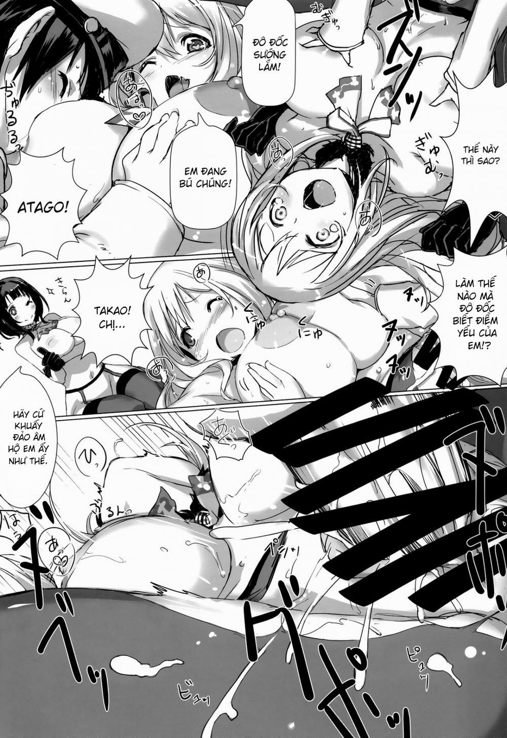 Takao to Atago to Teitoku de H Suru Hon (Kantai Collection -KanColle-) Oneshot trang 14