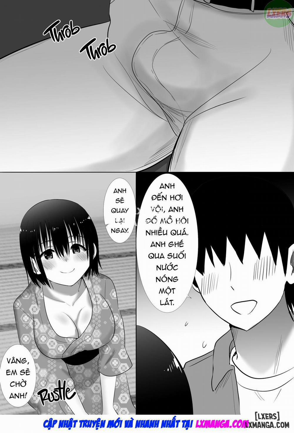 Taken at the Hot Spring - My Busty Honey and Her Pal's Hung Boyfriend 2 END trang 18