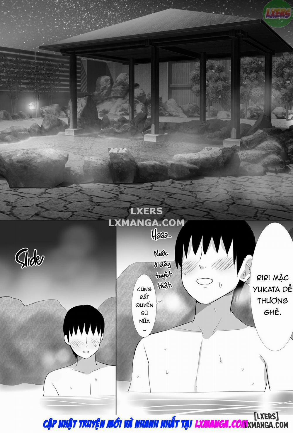 Taken at the Hot Spring - My Busty Honey and Her Pal's Hung Boyfriend 2 END trang 23