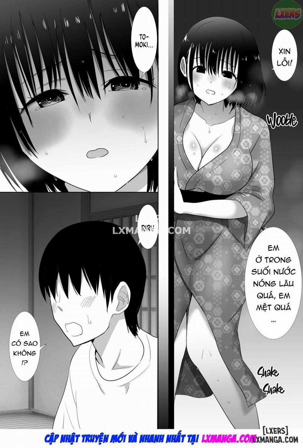 Taken at the Hot Spring - My Busty Honey and Her Pal's Hung Boyfriend 2 END trang 47