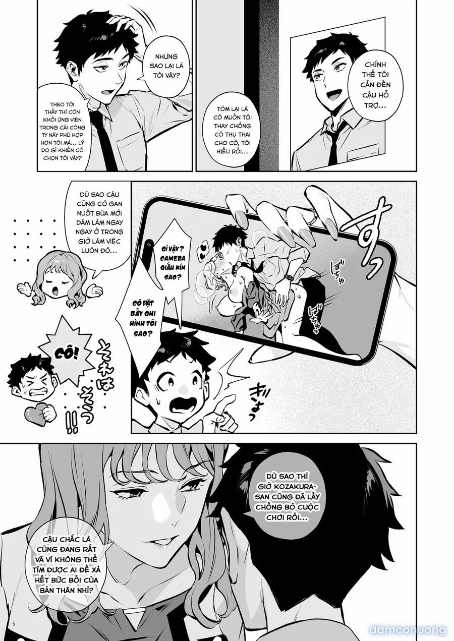 Takuran Keiyaku Itsumo Majimena Bijin Joushi (Hitodzuma) Ga, Naze Ka Takuran O Sematte Kitanode Enryonaku Haramase Tatta OneShot trang 5