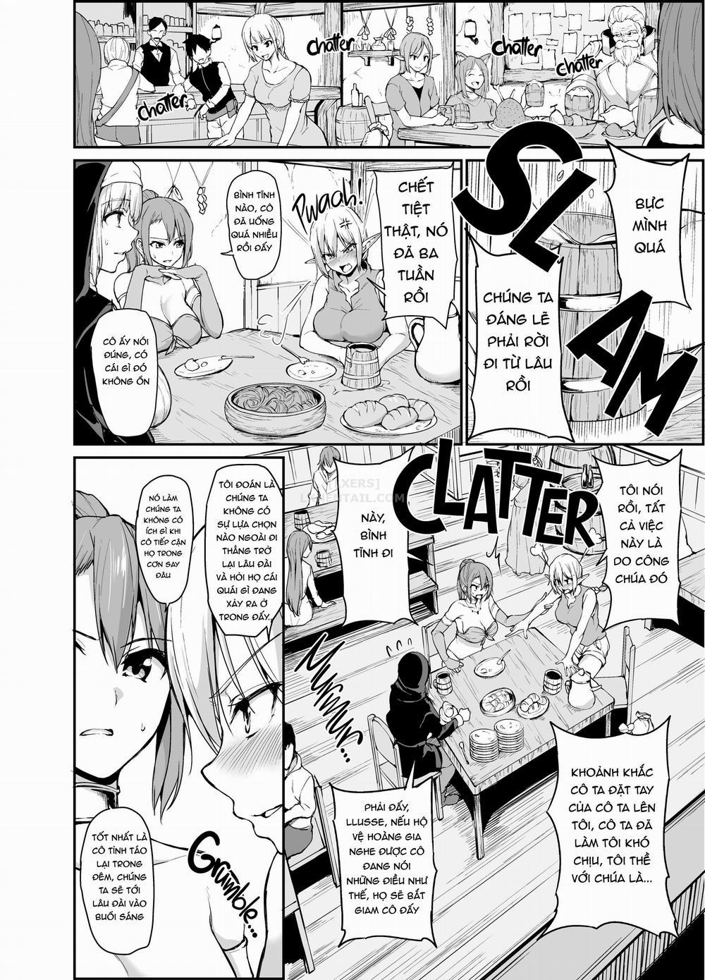 Tales of a Harem in Another World 4 0 Opulence and Beauty!? Orgy in the Queens Chamber! trang 3