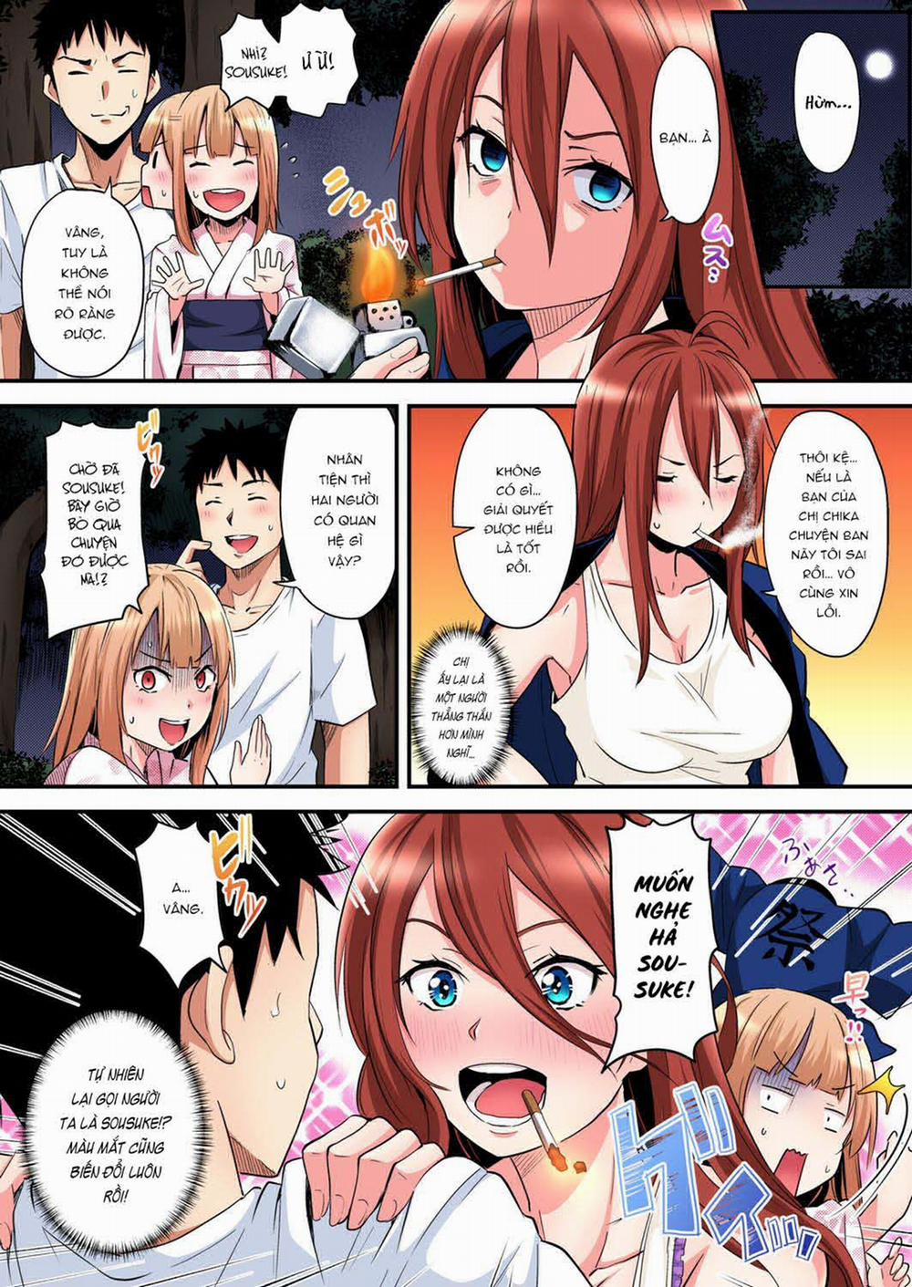 Tắm cùng chị vợ 11 - Va chạm Rika-chan trang 9