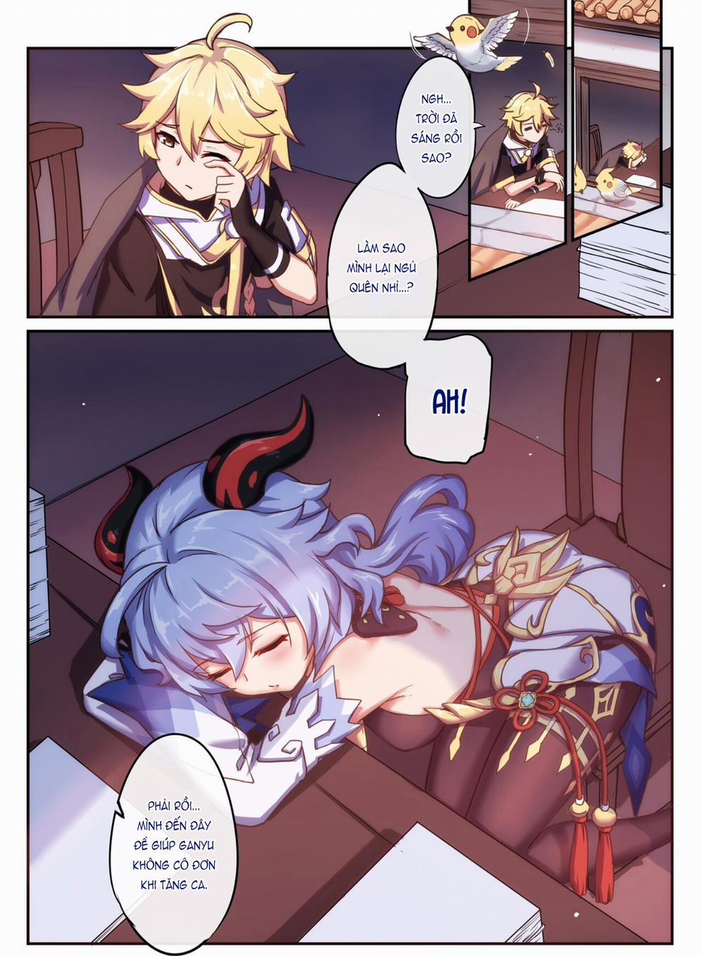 Tăng ca cùng dê dừa! 1shot full màu trang 0