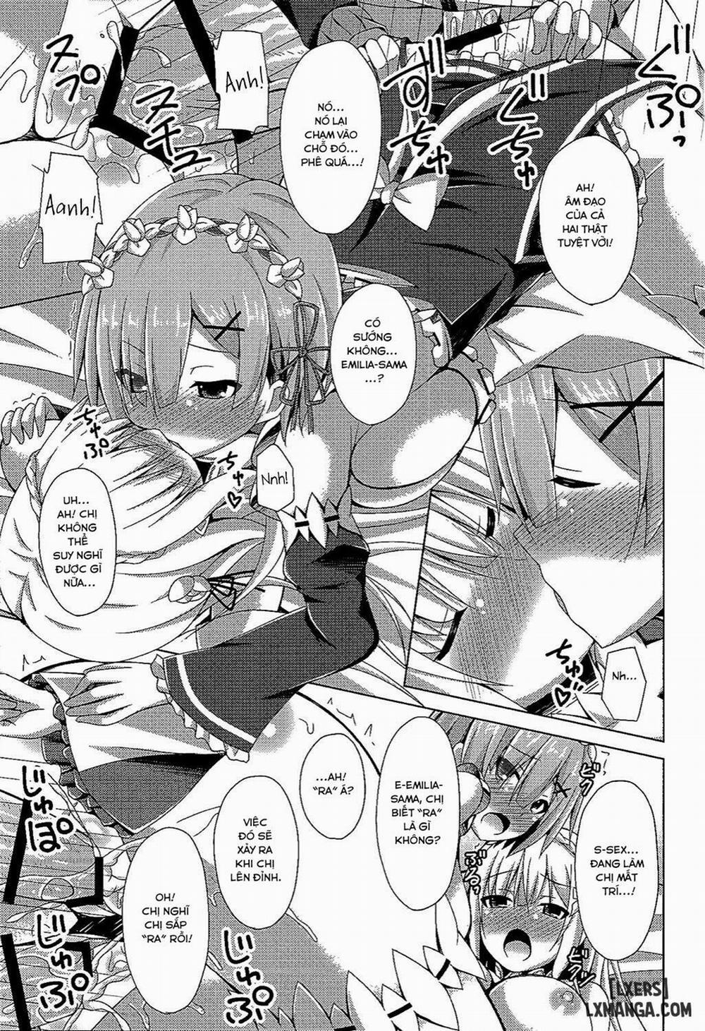 Teach me, Rem-sensei! An introduction to sex with Emilia-tan Oneshot trang 17