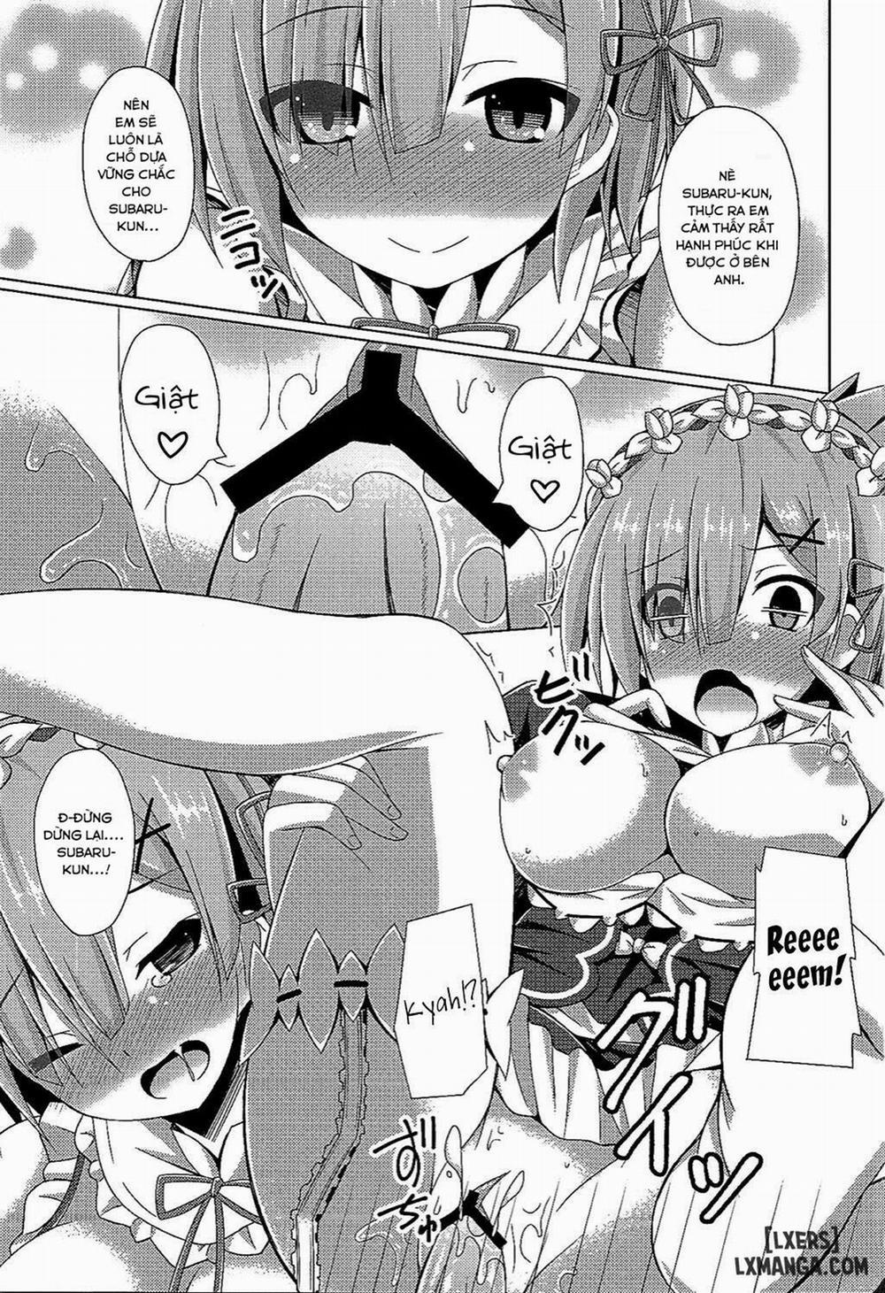 Teach me, Rem-sensei! An introduction to sex with Emilia-tan Oneshot trang 7