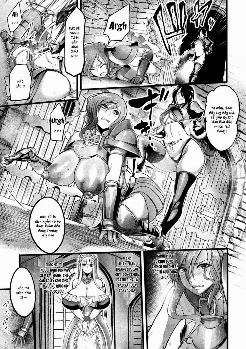 Teikoku no Nikubenki ~Otosareta Hime to Onna Kishi~ Oneshot. trang 4